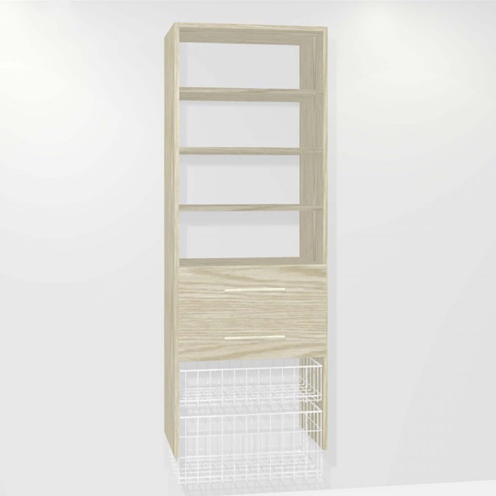 KCD Image - M02110 (2-dwr 1-small 1-medium basket 3-shelf) KCD Image